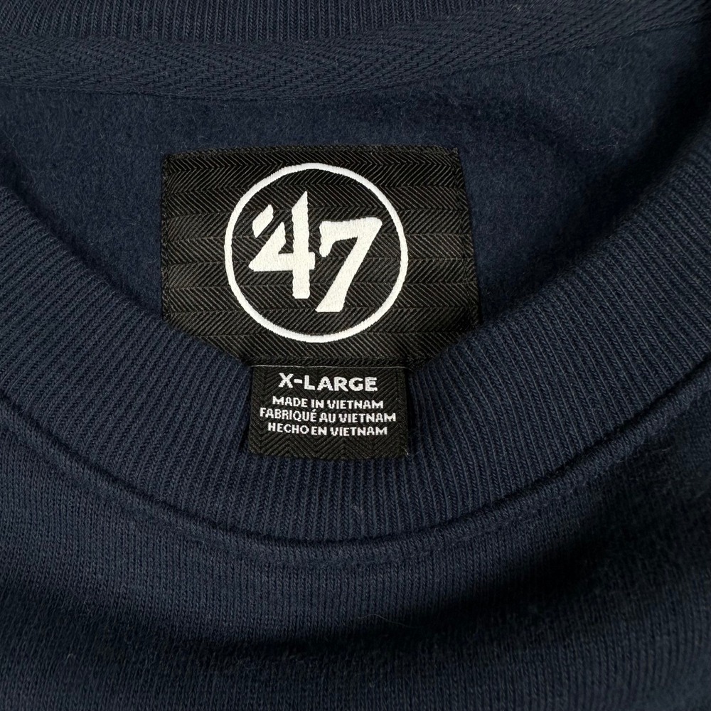 NEW 47 Brand Tennessee Titans NFL Crewneck Sweatshirt Blue Cream Maximalist XL - Picture 9 of 12